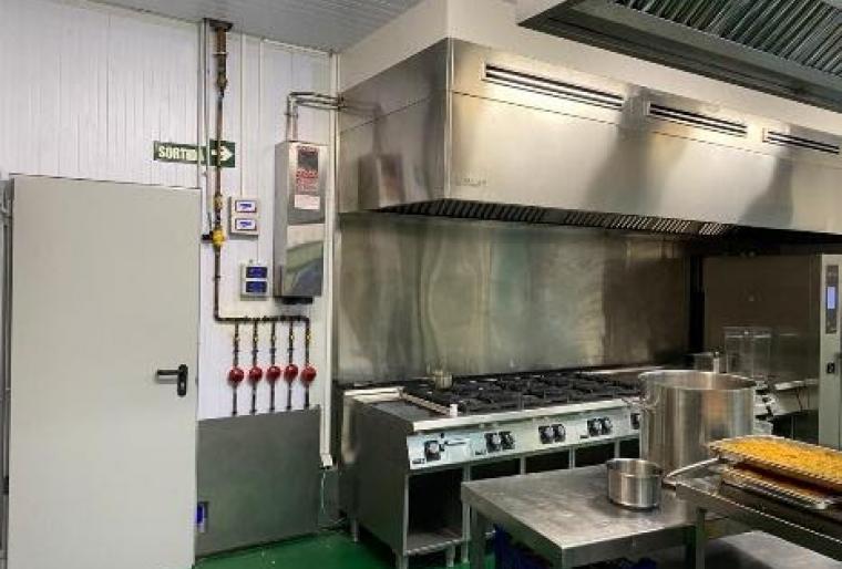 Cocina industrial del grupo FERRER FOR FOOD en Vilassar de Dalt