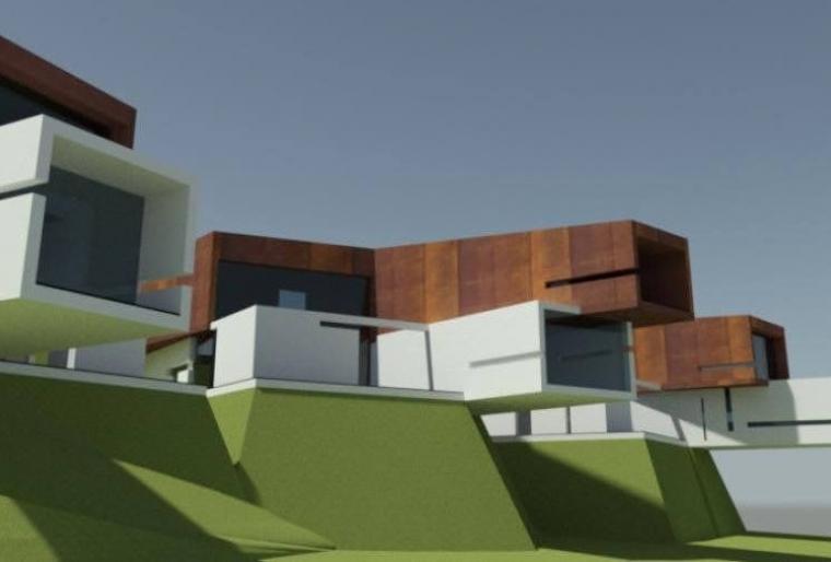  Projecte de tres habitatges de disseny a Sant Quirze de Vallès a Barcelona